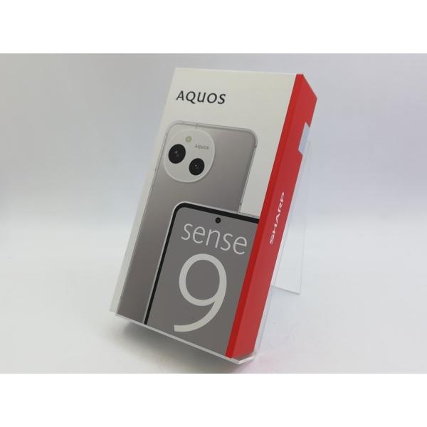 【未使用】SHARP 国内版 【SIMフリー】 AQUOS sense9  ホワイト 6GB 128...