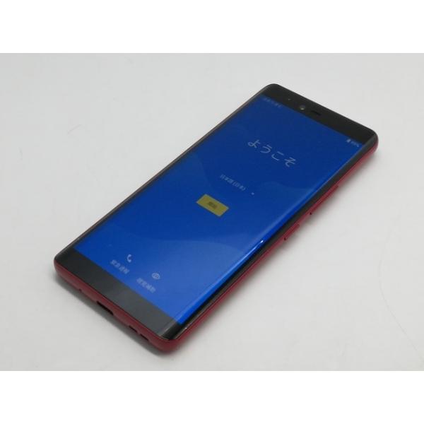 【中古】Wiko 楽天モバイル 【SIMフリー】 Rakuten Hand 5G クリムゾンレッド ...