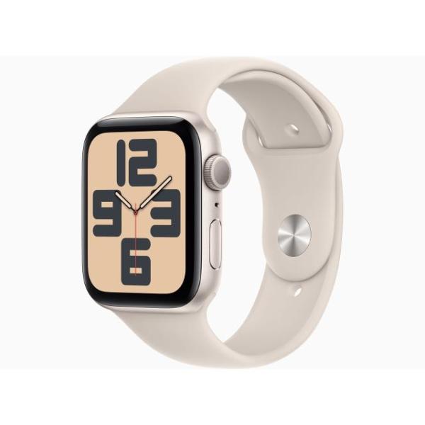 【未使用】Apple Apple Watch SE2 44mm GPS スターライトアルミニウムケー...