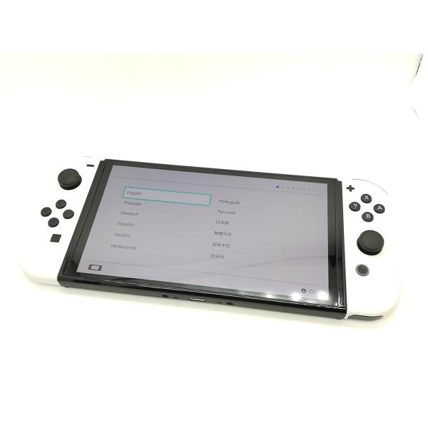【中古】Nintendo Switch 本体 (有機ELモデル) HEG-S-KAAAA ホワイト【...