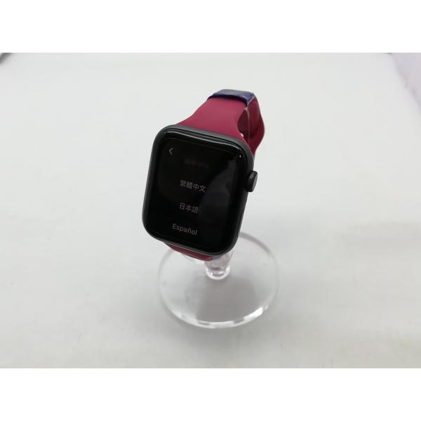 【中古】Apple Apple Watch Nike SE GPS 44mm スペースグレイアルミケ...