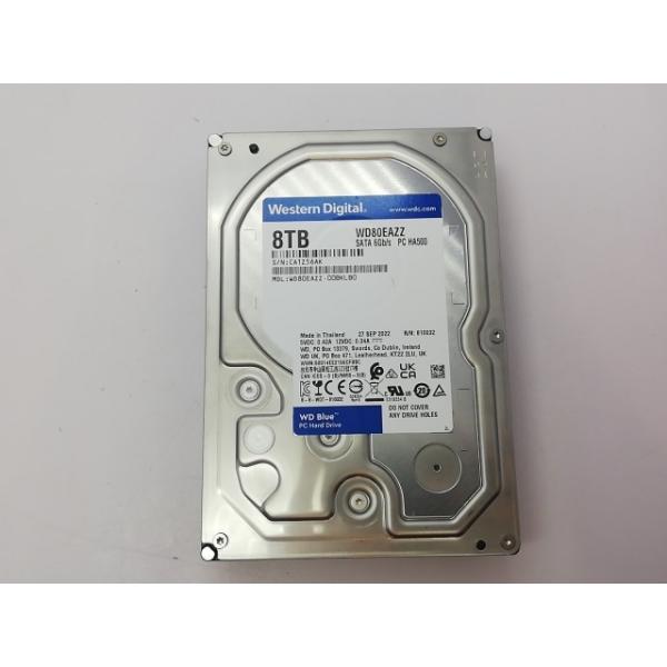【中古】W.D. WD80EAZZ WD Blue 8TB/5640rpm/128MB/6Gbps【...