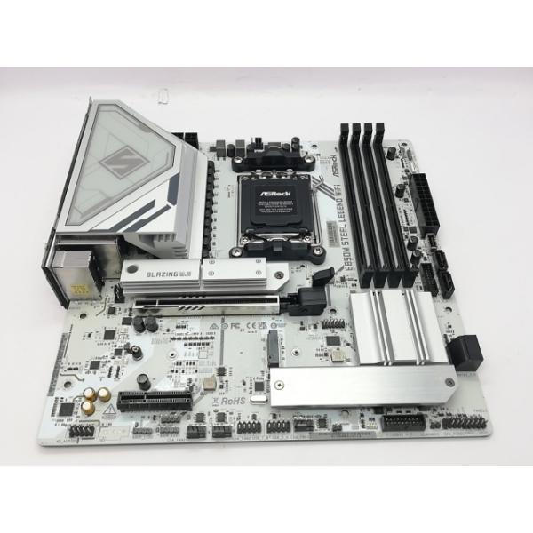 【中古】ASRock B850M Steel Legend WiFi B850/AM5/microA...