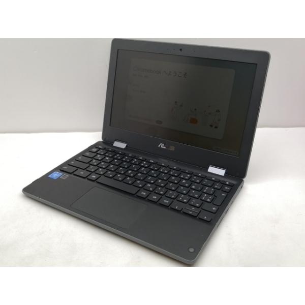 【中古】Chromebook Flip C214MA C214MA-GA0029 ダークグレー【Ce...