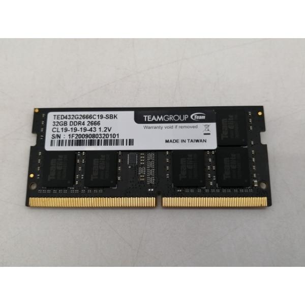 【中古】260PIN 32GB DDR4-2666(PC4-21300) SODIMM【ノートPC用...
