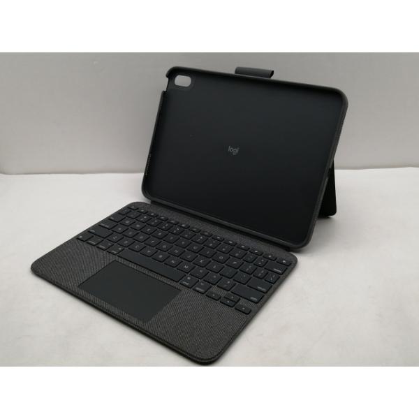 【中古】Logicool COMBO TOUCH iPad(第10世代)用 [オックスフォードグレー...