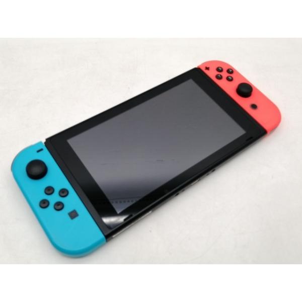【中古】Nintendo Switch 本体 Joy-Con(L) ネオンブルー/(R) ネオンレッ...