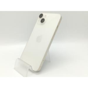 【中古】Apple docomo 【SIMフリー】 iPhone 14 128GB スターライト MPUQ3J/A【福岡天神】保証期間１ヶ月【ランクC】