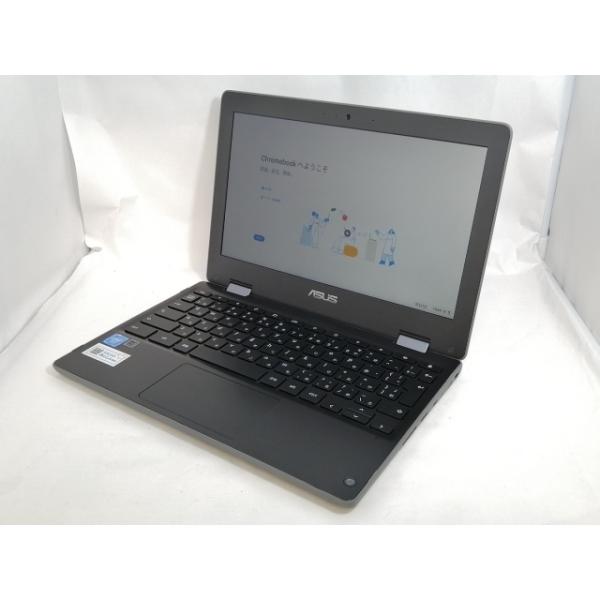 【中古】ASUS Chromebook Flip C214MA C214MA-BU0029 ダークグ...