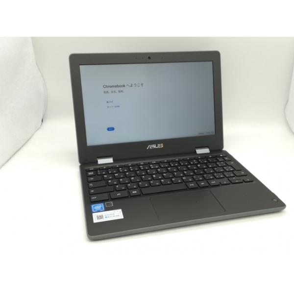 【中古】ASUS Chromebook Flip C214MA C214MA-BU0029 ダークグ...