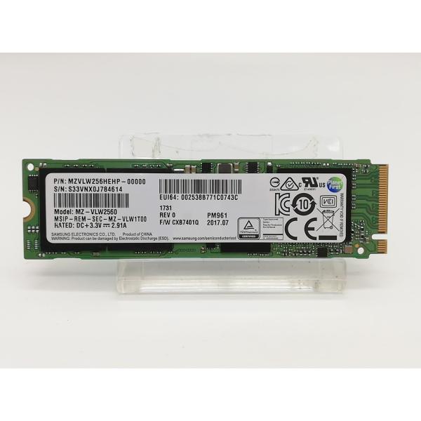 【中古】SAMSUNG PM961 MZVLW256HEHP-00000 256GB/M.2 228...