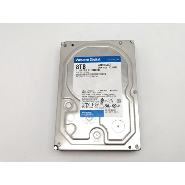 【中古】W.D. WD80EAZZ WD Blue 8TB/5640rpm/128MB/6Gbps【...