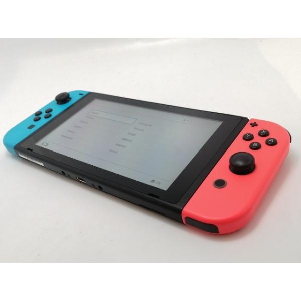 【中古】Nintendo Switch 本体 Joy-Con(L) ネオンブルー/(R) ネオンレッ...