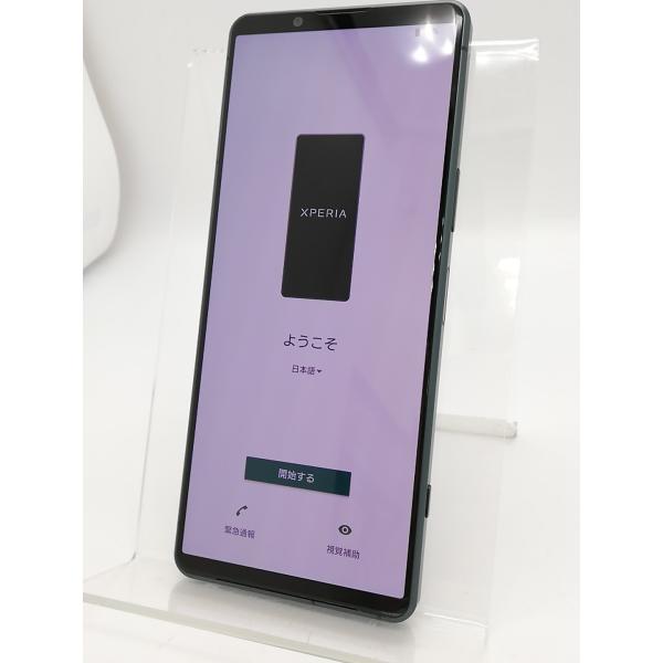 【中古】SONY au 【SIMフリー】 Xperia 5 IV 8GB 128GB SOG09 グ...