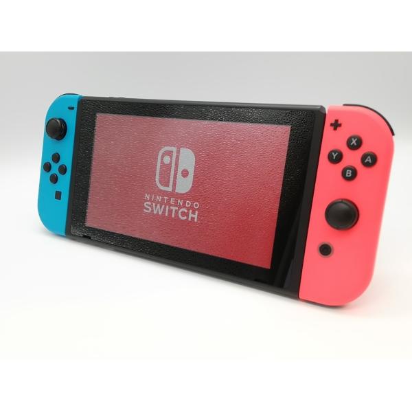 【中古】Nintendo Switch 本体 Joy-Con(L) ネオンブルー/(R) ネオンレッ...
