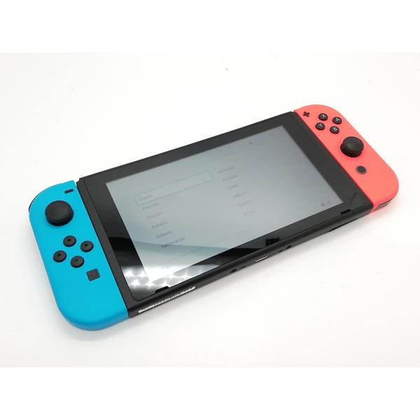 【中古】Nintendo Switch 本体 Joy-Con(L) ネオンブルー/(R) ネオンレッ...