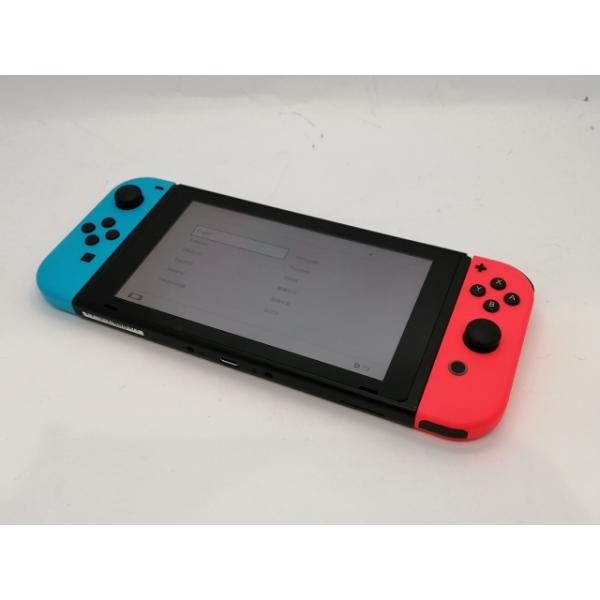 【中古】Nintendo Switch 本体 Joy-Con(L) ネオンブルー/(R) ネオンレッ...