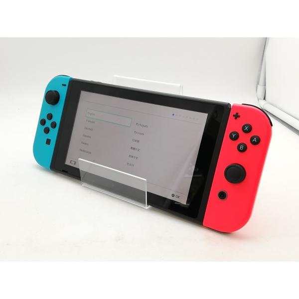 【中古】Nintendo Switch 本体 Joy-Con(L) ネオンブルー/(R) ネオンレッ...