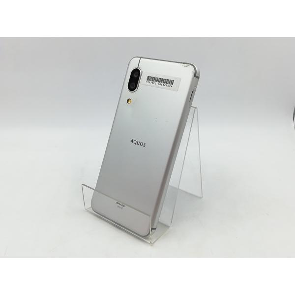 【中古】SHARP au 【SIMロック解除済み】 AQUOS sense3 シルバーホワイト 4G...