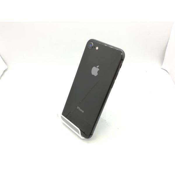 【中古】Apple au 【SIMロック解除済み】 iPhone 8 64GB スペースグレイ MQ...