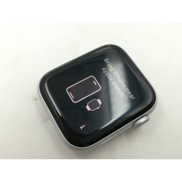 【中古】Apple Watch SE2 44mm GPS シルバーアルミニウムケース/ストームブルー...