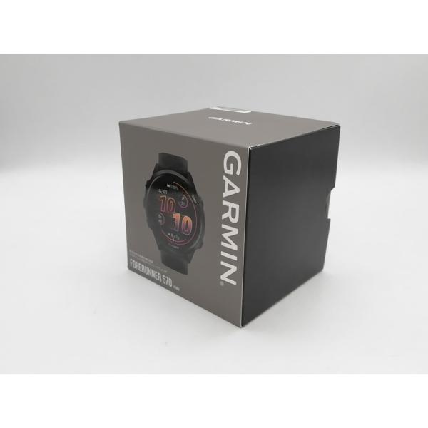 【未使用】Garmin Forerunner 570 47mm 010-02971-30 [Blac...