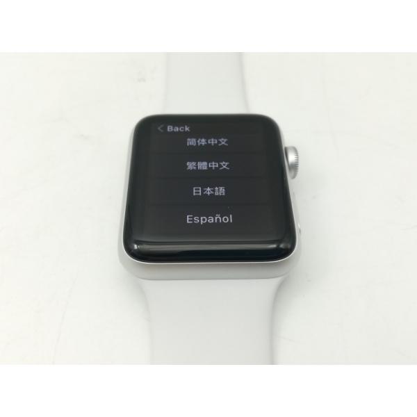 【中古】Apple Apple Watch Series3 42mm GPS シルバーアルミニウム/...
