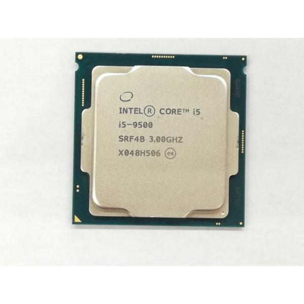 【中古】Intel Core i5-9500 (3GHz/TB:4.4GHz/SRF4B/U0) b...