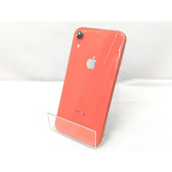 【中古】Apple au 【SIMロック解除済み】 iPhone XR 128GB コーラル MT0...