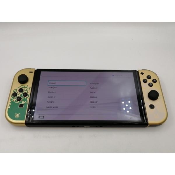 【中古】Nintendo Switch 本体 (有機ELモデル) HEG-S-KDAAA ゼルダの伝...