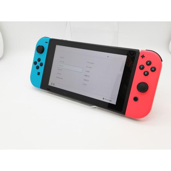 【中古】Nintendo Switch 本体 Joy-Con(L) ネオンブルー/(R) ネオンレッ...