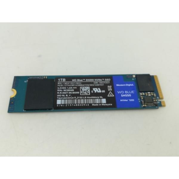 【中古】W.D. WD Blue SN550(WDS100T2B0C) 1TB/M.2 2280(P...
