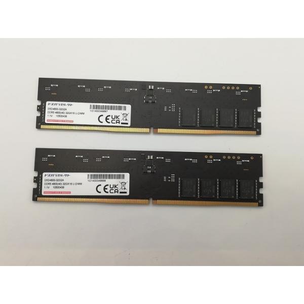 【中古】DDR5 32GB 2枚組（合計64GB） DDR5-4800(PC5-38400)【デスク...