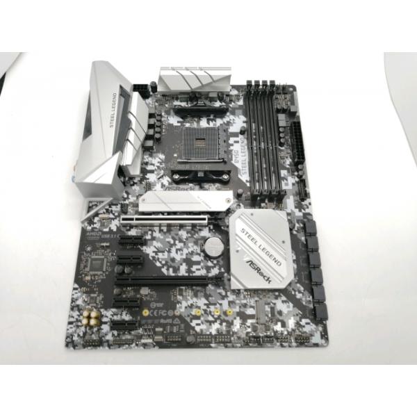 【中古】ASRock B450 Steel Legend B450/AM4/ATX【秋葉2号】保証期...