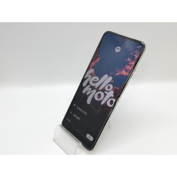 【中古】MOTOROLA 国内版 【SIMフリー】 motorola razr 40 バニラクリーム...