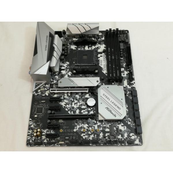 【中古】ASRock B450 Steel Legend B450/AM4/ATX【川崎】保証期間１...
