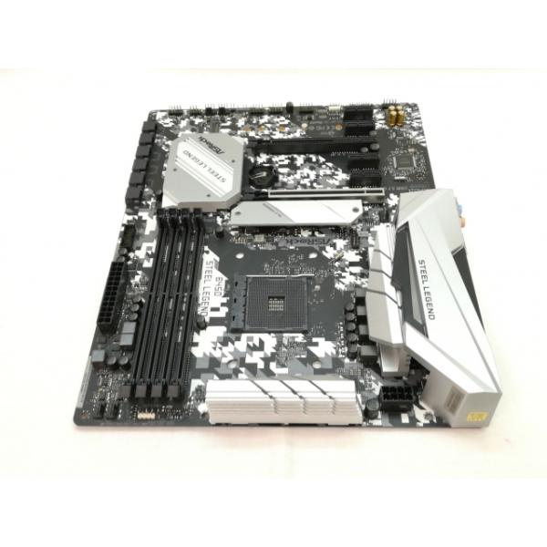 【中古】ASRock B450 Steel Legend B450/AM4/ATX【川崎】保証期間１...