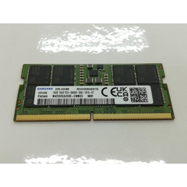 【中古】262PIN SODIMM 16GB DDR5-5600(PC5-44800)【ノートPC用...