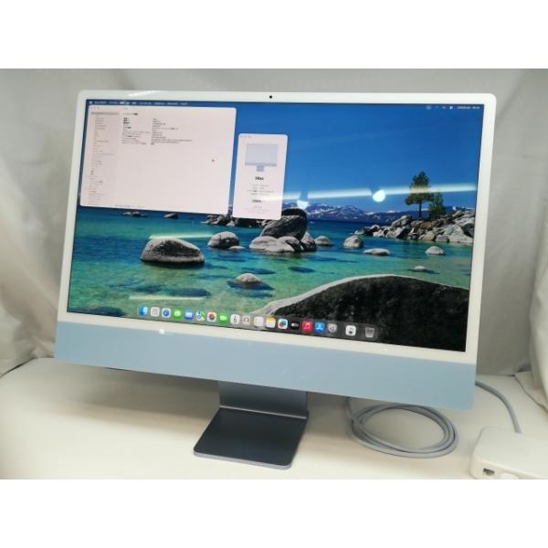 【中古】Apple iMac 24インチ CTO (M1・2021) ブルー M1(CPU:8C/G...