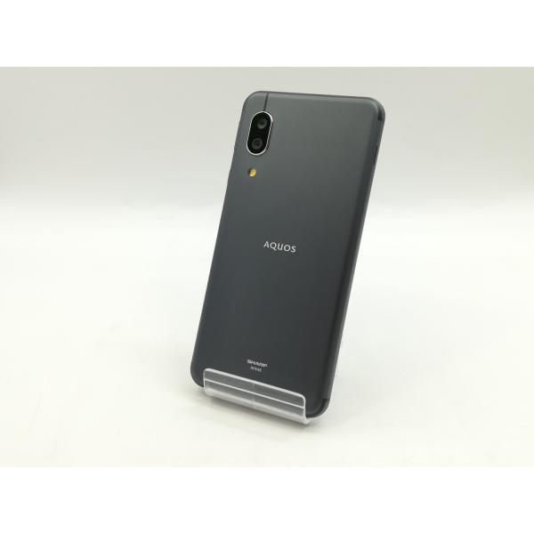 【中古】SHARP au 【SIMロック解除済み】 AQUOS sense3 ブラック 4GB 64...