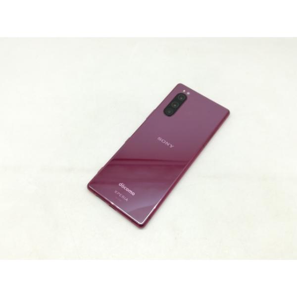 【中古】SONY docomo 【SIMロック解除済み】 Xperia 5 SO-01M Red【宇...