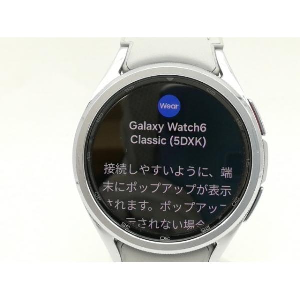 【中古】SAMSUNG Galaxy Watch6 Classic 43mm Wi-Fi/Bluet...