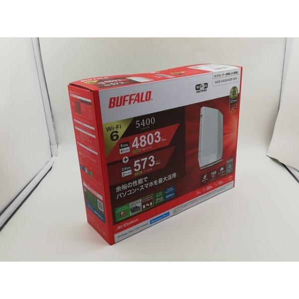 【中古】BUFFALO AirStation WSR-5400AX6P-WH Wi-Fi6(11ax...