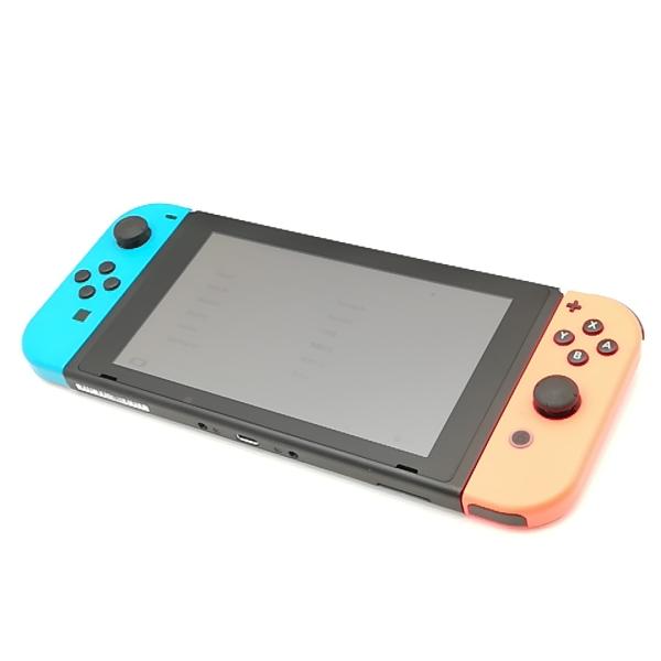 【中古】Nintendo Switch 本体 Joy-Con(L) ネオンブルー/(R) ネオンレッ...