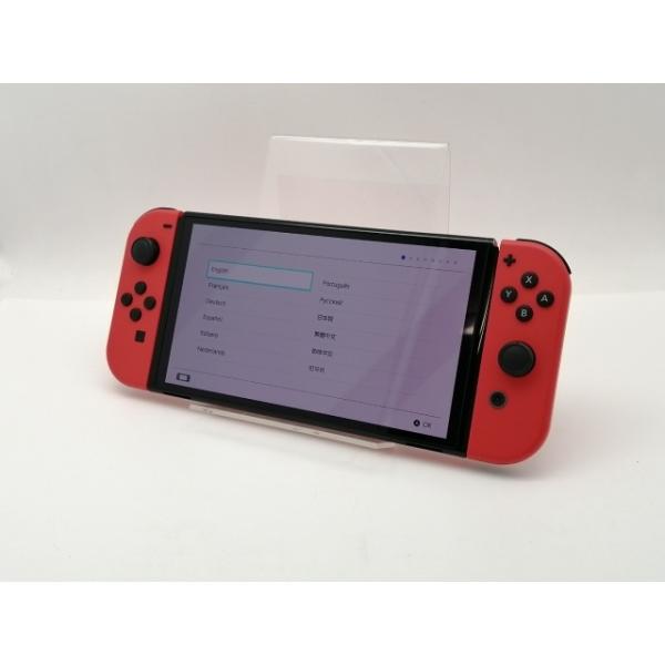 【中古】Nintendo Switch 本体 (有機ELモデル) HEG-S-RAAAA マリオレッ...