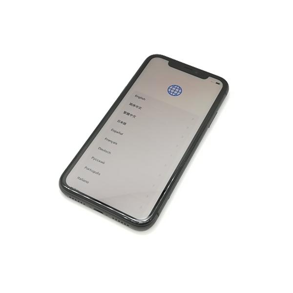 【中古】Apple au 【SIMロック解除済み】 iPhone 11 64GB ブラック MWLT...