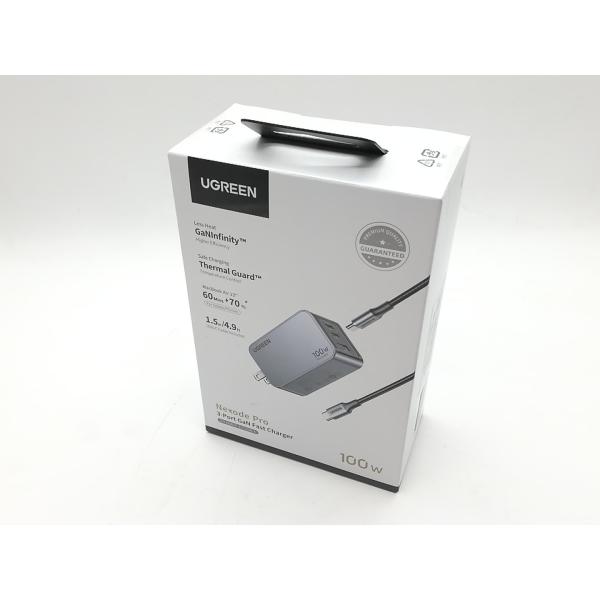 【未使用】UGREEN UGREEN Nexode Pro 急速充電器 100W GaN 2C1A ...