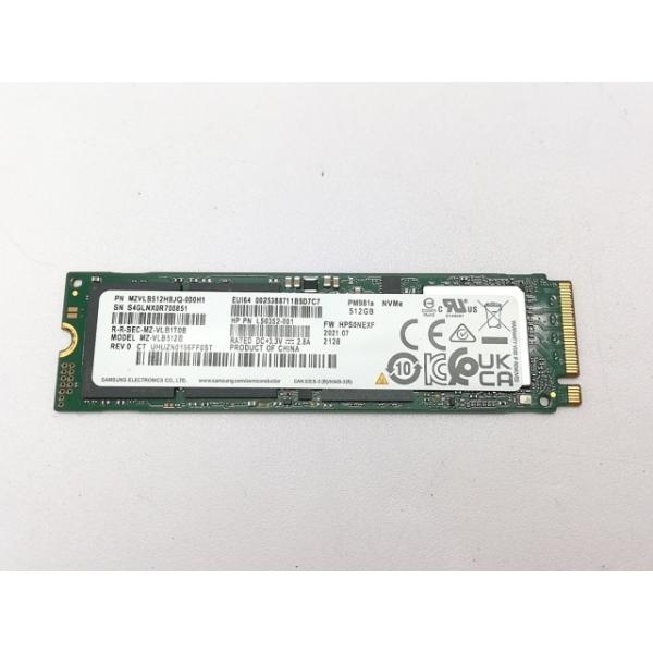 【中古】各社 512GB SSD (M.2 2280/PCIe3.0 NVMe)【立川フロム中武】保...