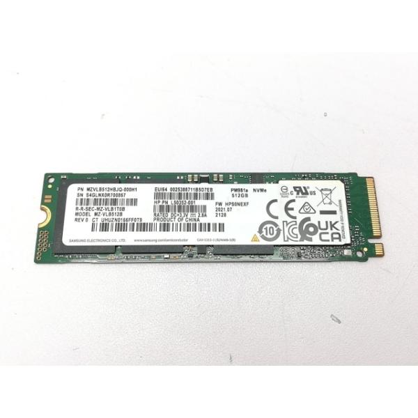 【中古】各社 512GB SSD (M.2 2280/PCIe3.0 NVMe)【立川フロム中武】保...