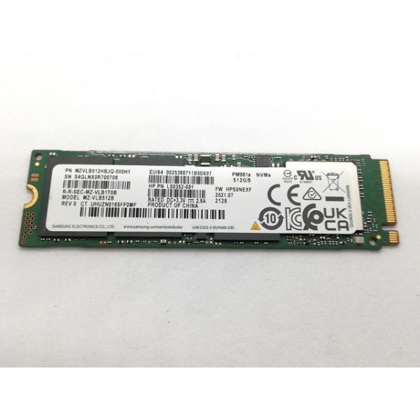 【中古】各社 512GB SSD (M.2 2280/PCIe3.0 NVMe)【吉祥寺】保証期間１...
